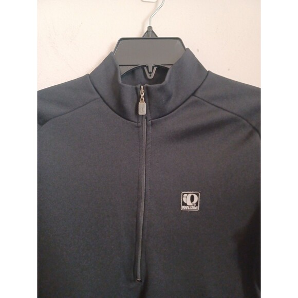 Pearl Izumi Cycling Running Tracksuit Jacket Womens M Black 3/4 Zip Mock Neck - Picture 4 of 9